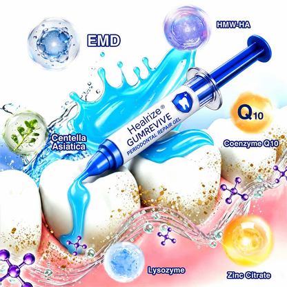 Healrize® GumRevive gel for the regeneration of the tooth-supporting apparatus (for bleeding gums, receding gums, and loose teeth) 🪥🦷1