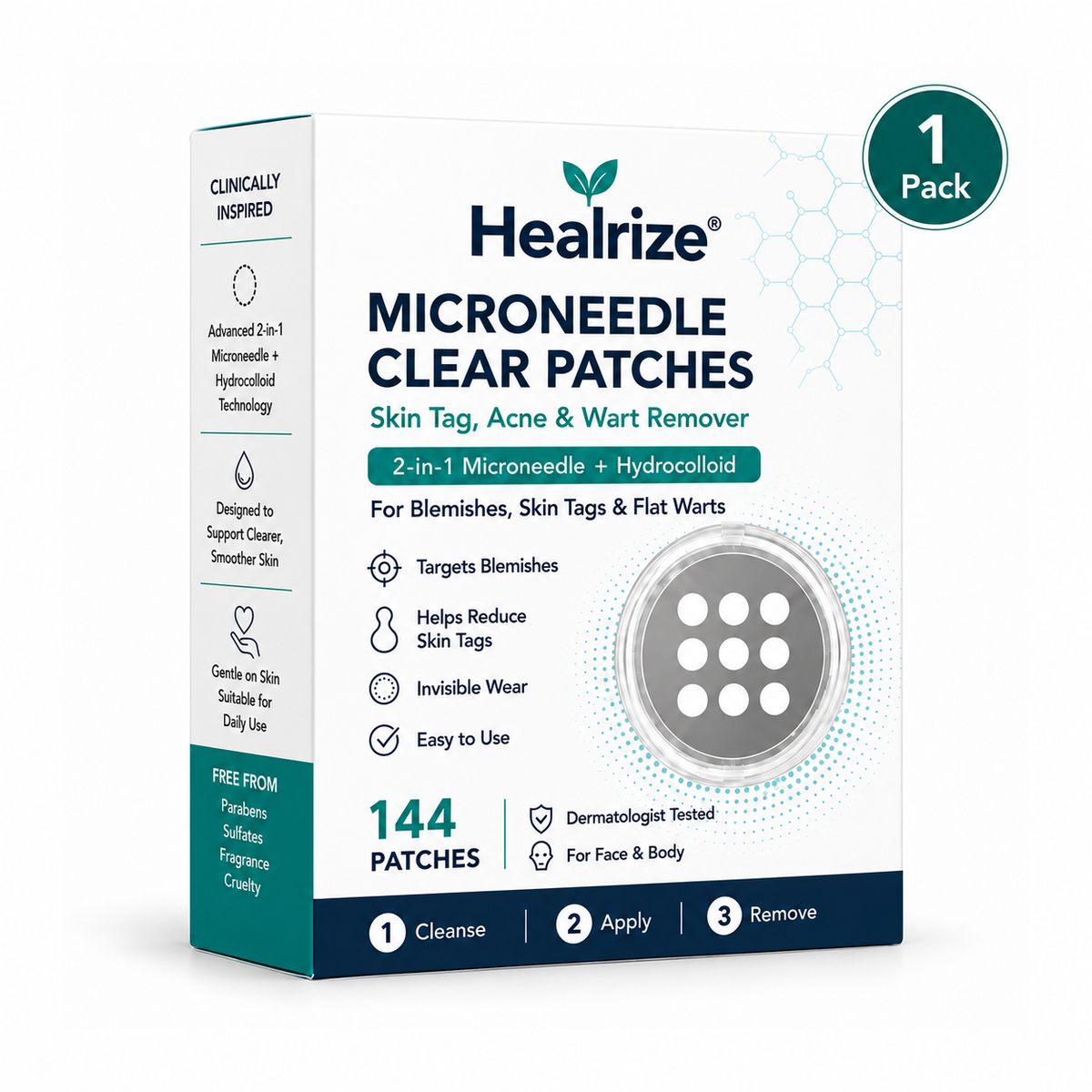 ☘️ 𝐎𝐟𝐟𝐢𝐜𝐢𝐚𝐥 𝐒𝐭𝐨𝐫𝐞 | H𝐞a𝐥r𝐢z𝐞®  ☘️𝐁𝐨𝐭𝐚𝐧𝐢𝐜𝐚𝐥 𝐌𝐢𝐜𝐫𝐨𝐧𝐞𝐞𝐝𝐥𝐞 𝐇𝐲𝐝𝐫𝐨𝐜𝐨𝐥𝐥𝐨𝐢𝐝 𝐏𝐚𝐭𝐜𝐡 (𝐅𝐨𝐫 𝐒𝐤𝐢𝐧 𝐓𝐚𝐠𝐬, 𝐒𝐦𝐚𝐥𝐥 𝐒𝐤𝐢𝐧 𝐆𝐫𝐨𝐰𝐭𝐡𝐬, 𝐖𝐚𝐫𝐭𝐬, 𝐌𝐨𝐥𝐞𝐬, 𝐀𝐠𝐞 𝐒𝐩𝐨𝐭𝐬 & 𝐏𝐢𝐠𝐦𝐞𝐧𝐭𝐚𝐭𝐢𝐨𝐧 𝐂𝐨𝐧𝐜𝐞𝐫𝐧𝐬)🎉🎉