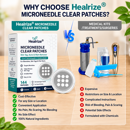 ☘️ 𝐎𝐟𝐟𝐢𝐜𝐢𝐚𝐥 𝐒𝐭𝐨𝐫𝐞 | H𝐞a𝐥r𝐢z𝐞®  ☘️𝐁𝐨𝐭𝐚𝐧𝐢𝐜𝐚𝐥 𝐌𝐢𝐜𝐫𝐨𝐧𝐞𝐞𝐝𝐥𝐞 𝐇𝐲𝐝𝐫𝐨𝐜𝐨𝐥𝐥𝐨𝐢𝐝 𝐏𝐚𝐭𝐜𝐡 (𝐅𝐨𝐫 𝐒𝐤𝐢𝐧 𝐓𝐚𝐠𝐬, 𝐒𝐦𝐚𝐥𝐥 𝐒𝐤𝐢𝐧 𝐆𝐫𝐨𝐰𝐭𝐡𝐬, 𝐖𝐚𝐫𝐭𝐬, 𝐌𝐨𝐥𝐞𝐬, 𝐀𝐠𝐞 𝐒𝐩𝐨𝐭𝐬 & 𝐏𝐢𝐠𝐦𝐞𝐧𝐭𝐚𝐭𝐢𝐨𝐧 𝐂𝐨𝐧𝐜𝐞𝐫𝐧𝐬)🎉🎉